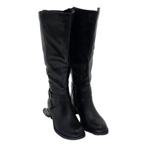 Style Co Margoo Wide Calf Riding Boots Black US 9.5 M